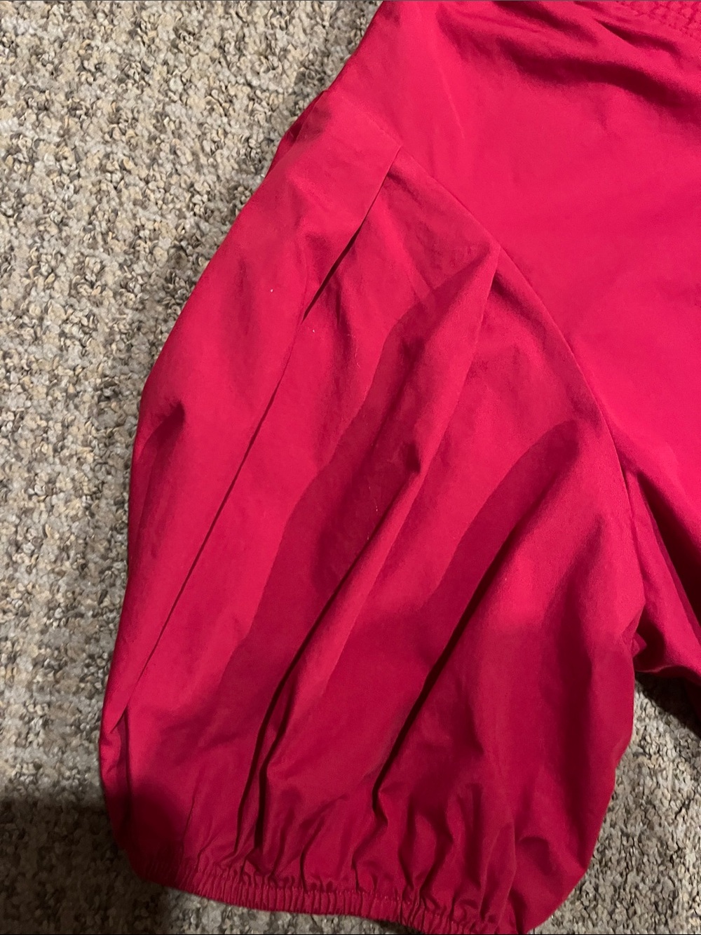 Pinch Red Ruffle Puff Sleeve Blouse - Picture 4 of 5